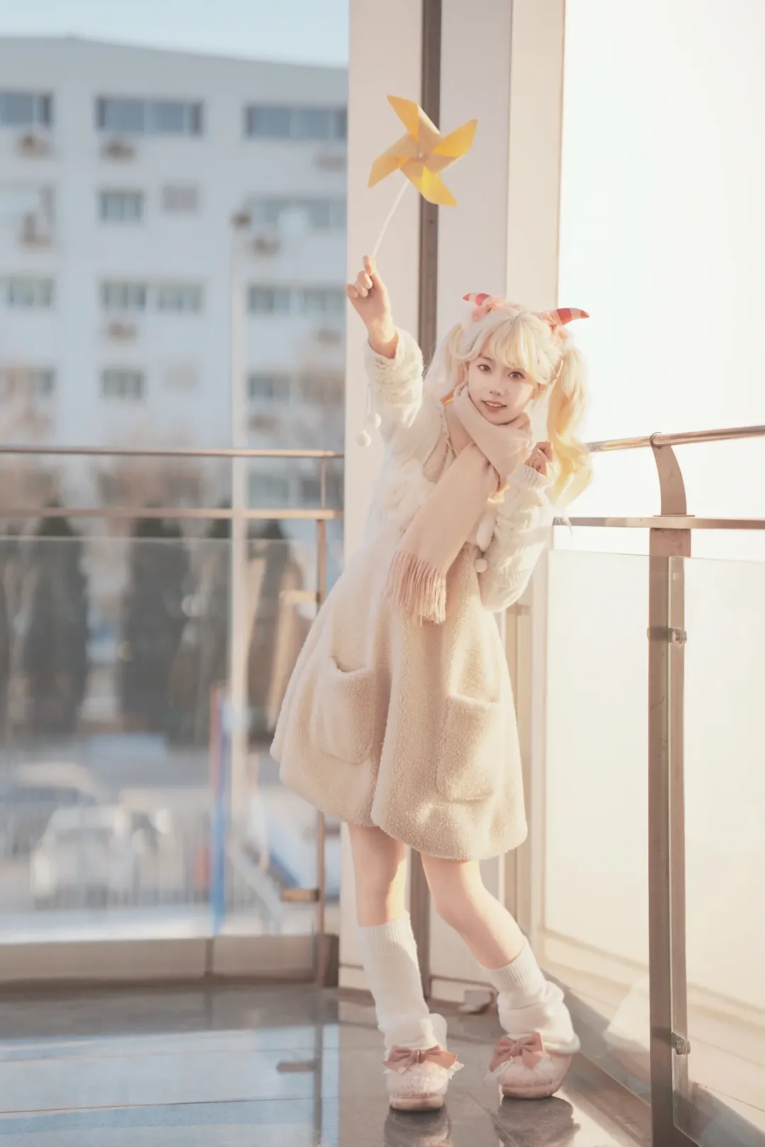 漫展场照, cosplay分享, 天台外景, 美羊羊cos, 喜羊羊与灰太狼 - 第5张