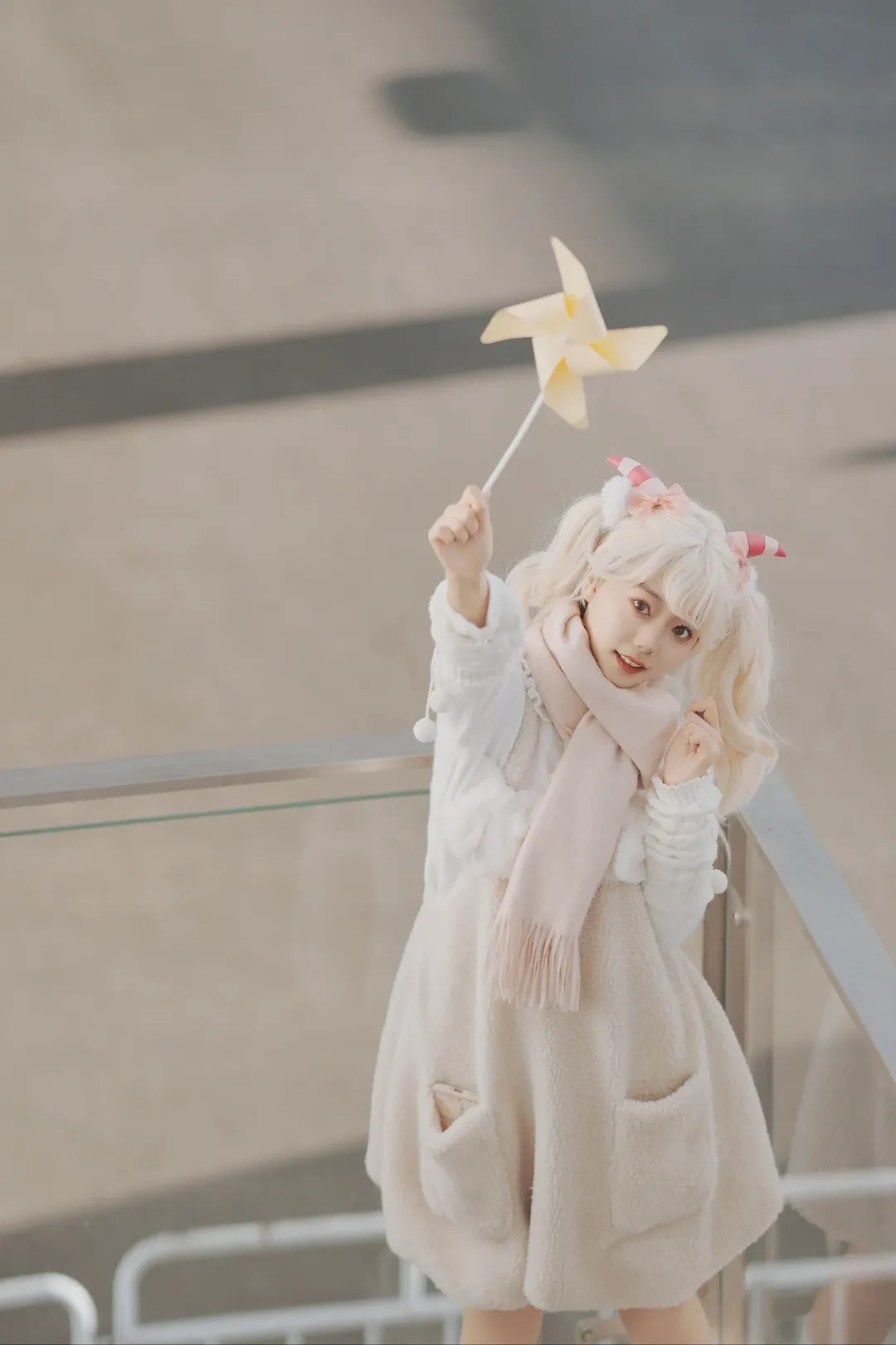 漫展场照, cosplay分享, 天台外景, 美羊羊cos, 喜羊羊与灰太狼 - 第6张