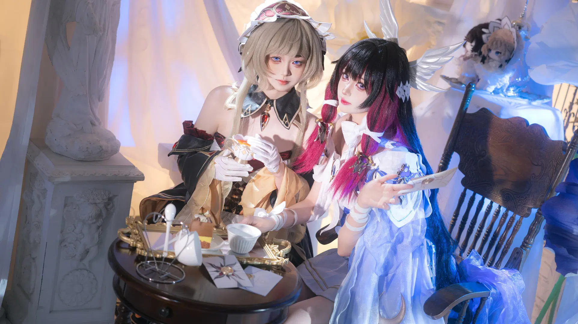 【コロンビーナ コスプレ】『原神』少女コスプレと傀儡が紡ぐ夢幻のお茶会 - 奈萧- - 3枚目