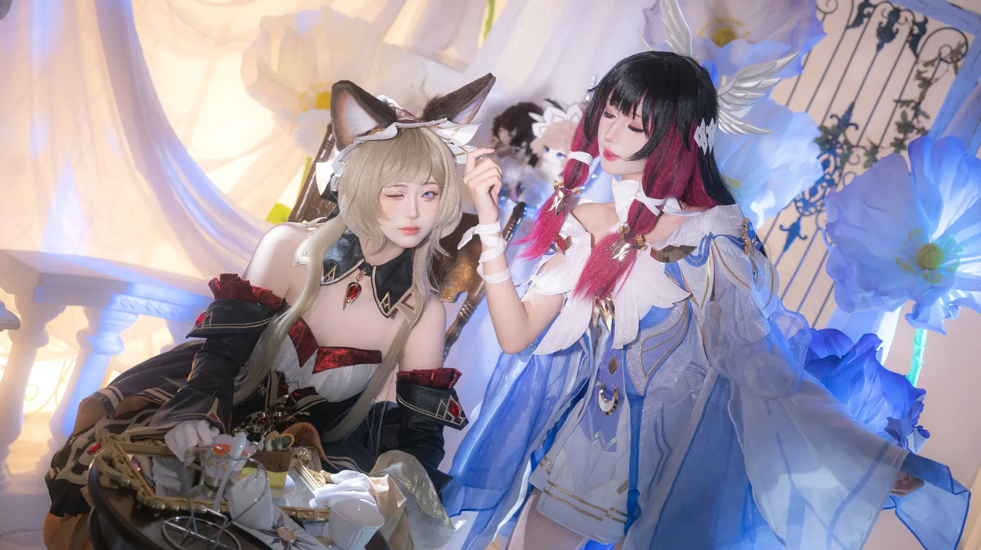 【コロンビーナ コスプレ】『原神』少女コスプレと傀儡が紡ぐ夢幻のお茶会 - 奈萧- - 5枚目