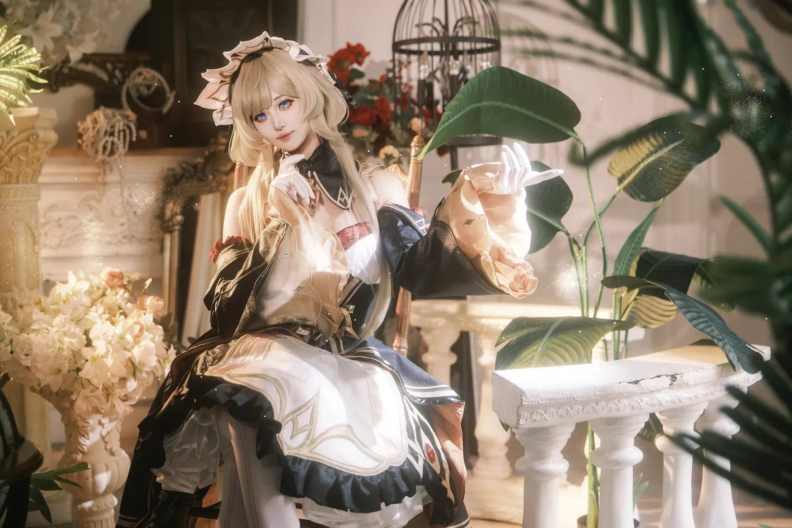【桑多涅cos】原神木偶与少女的复古茶会 - 奈萧- - 第12张