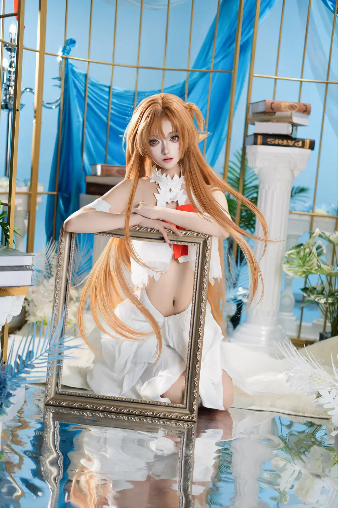 二次元摄影, 亚丝娜cos, 刀剑神域, 精灵cos, 温州约拍