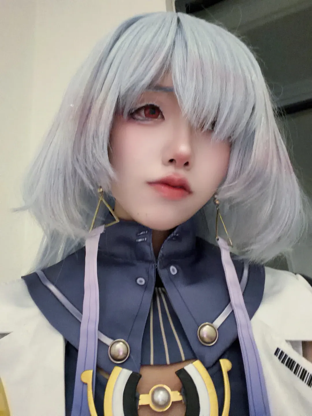 鸣潮, cosplay, 制服, 莫宁cos, 楼道自拍 - 第2张