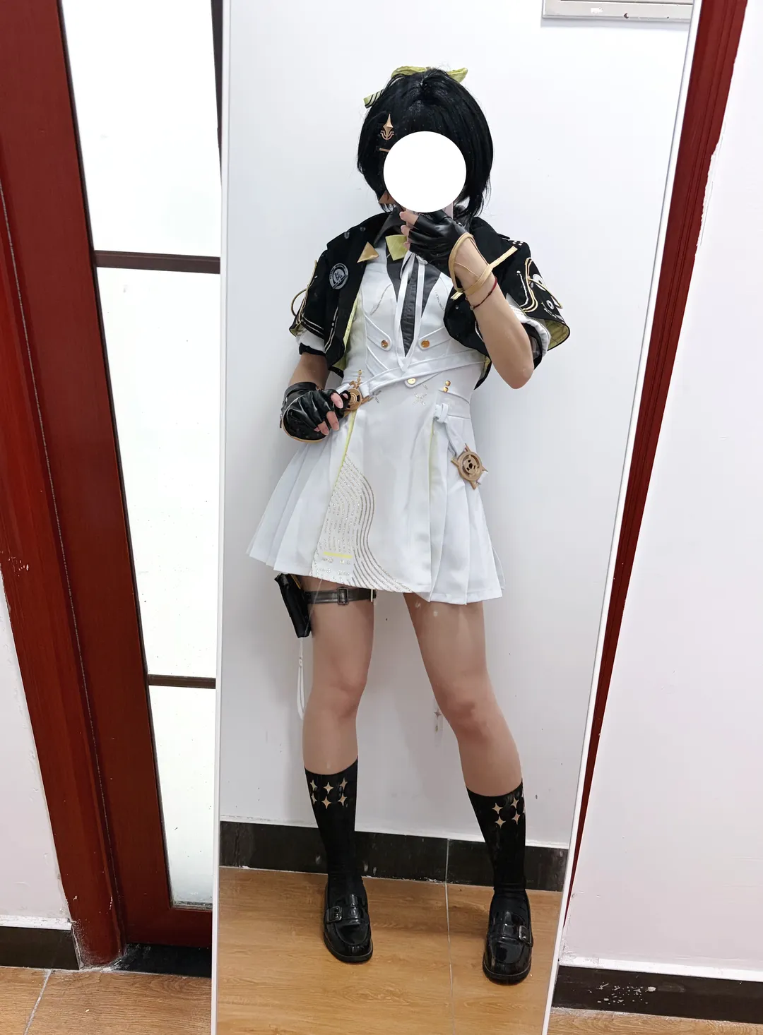 鸣潮, 二次元, cosplay, 试衣, 黑丝