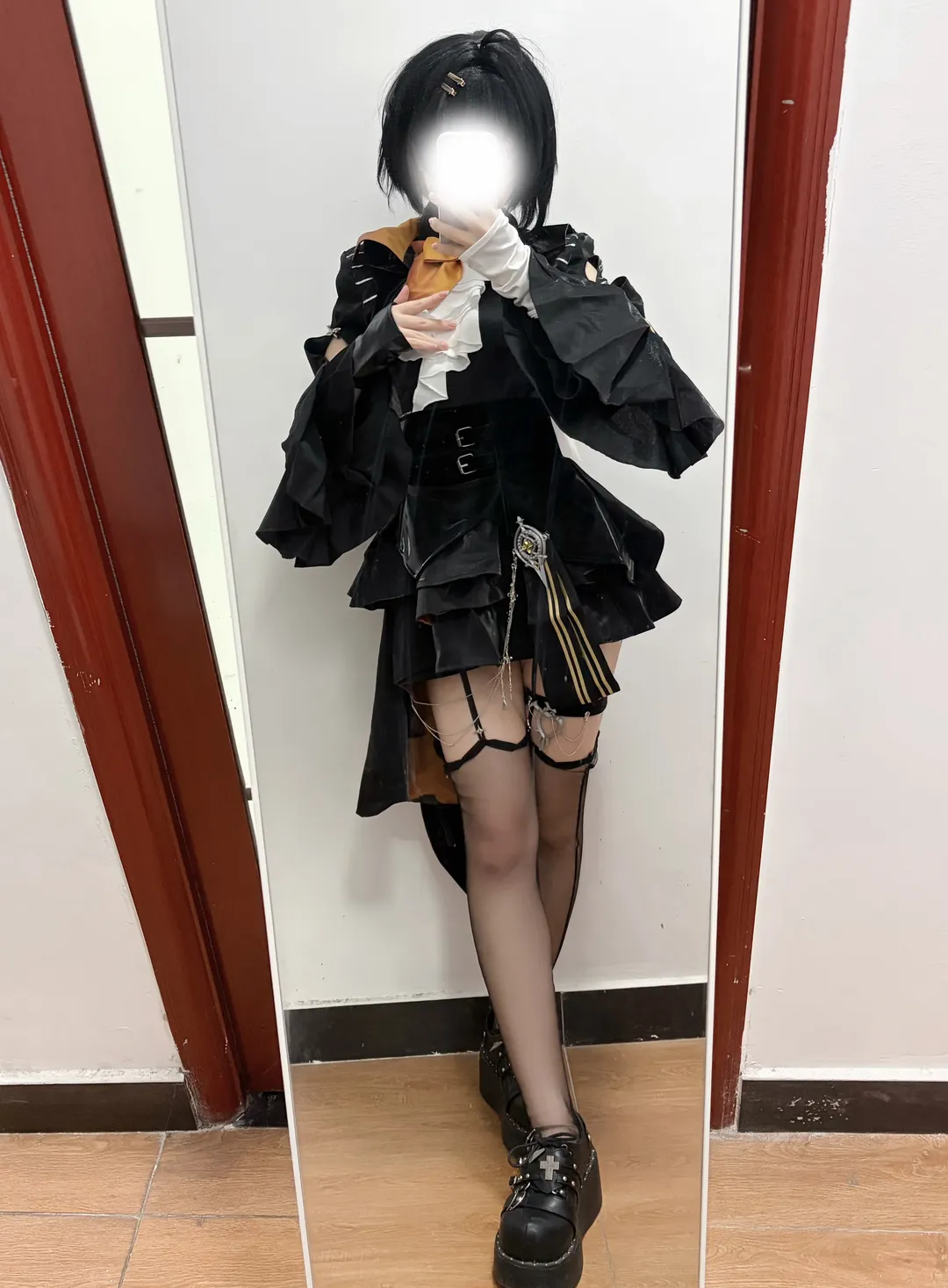 鸣潮, 试衣, 丝袜, 腿环, 三月兽女漂cos - 第3张