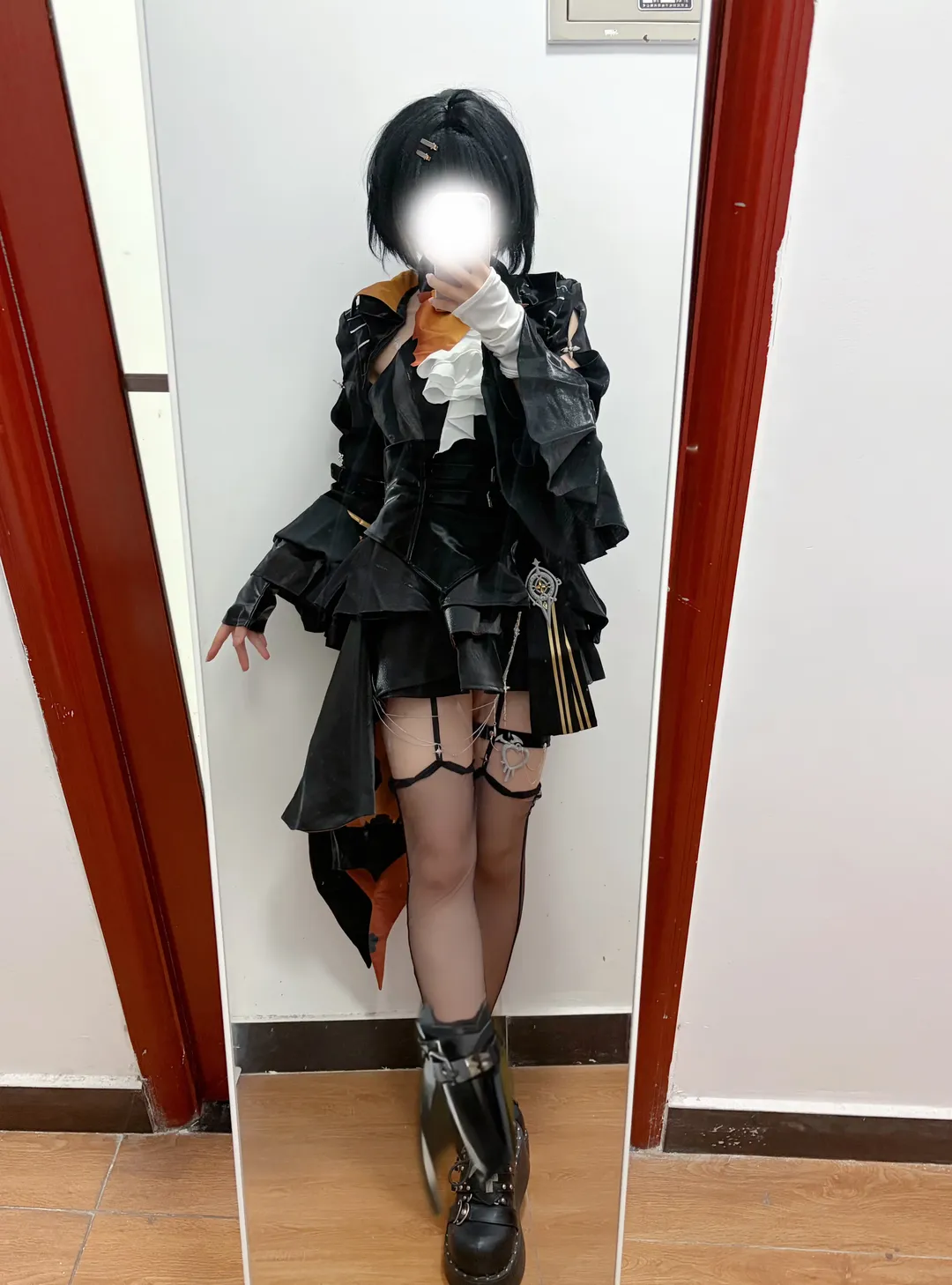 鸣潮, 试衣, 丝袜, 腿环, 三月兽女漂cos - 第4张