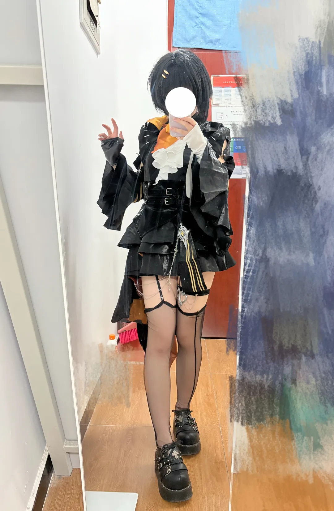 鸣潮, 试衣, 丝袜, 腿环, 三月兽女漂cos - 第5张