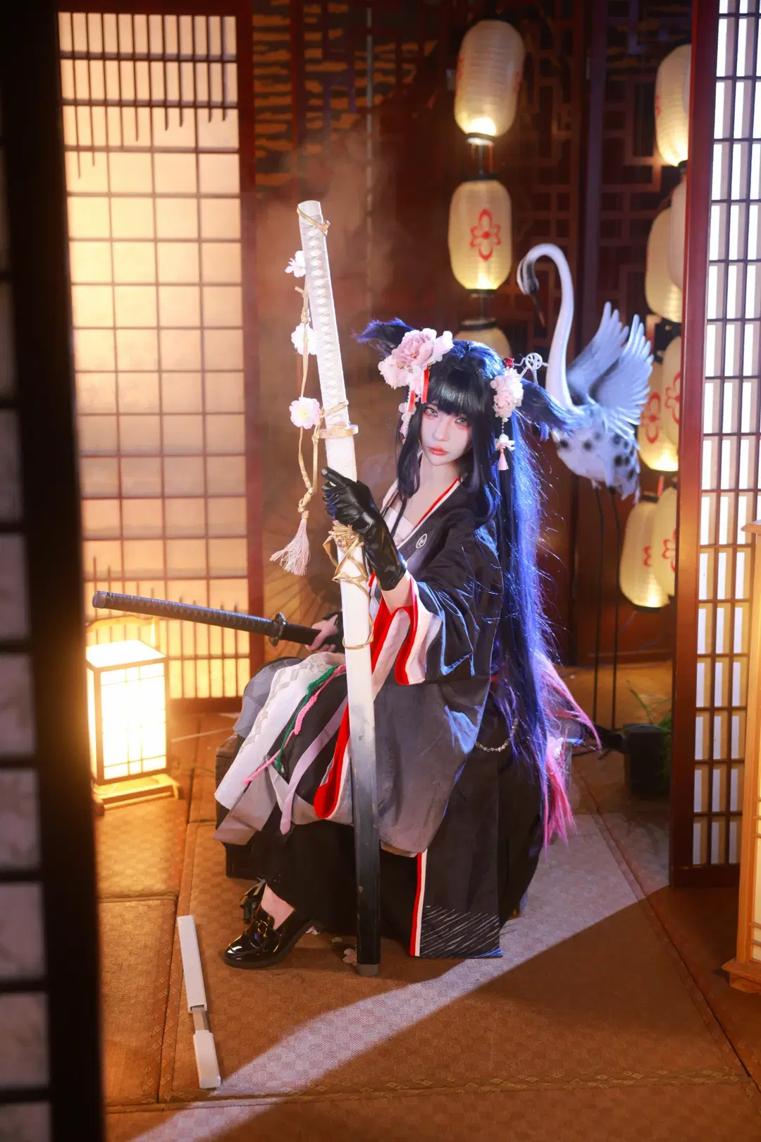 【澪cos】明日方舟正片，和风与刀的碰撞 - 小羊不困（无限限流版，求关注求点赞） - 第5张