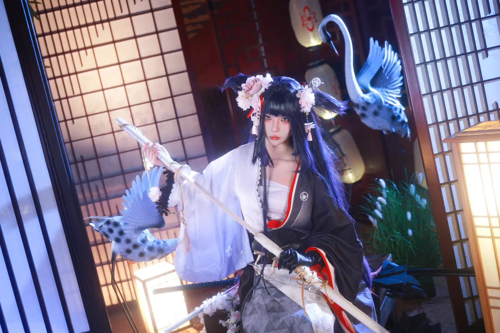 【澪cos】明日方舟正片，和风与刀的碰撞 - 小羊不困（无限限流版，求关注求点赞） - 第7张