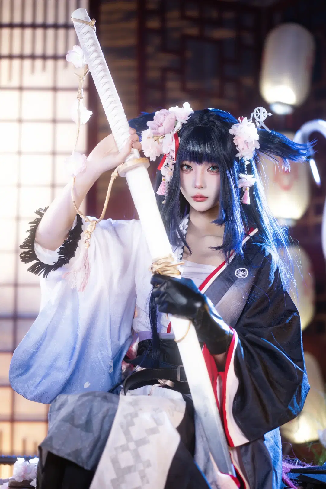【澪cos】明日方舟正片，和风与刀的碰撞 - 小羊不困（无限限流版，求关注求点赞） - 第8张