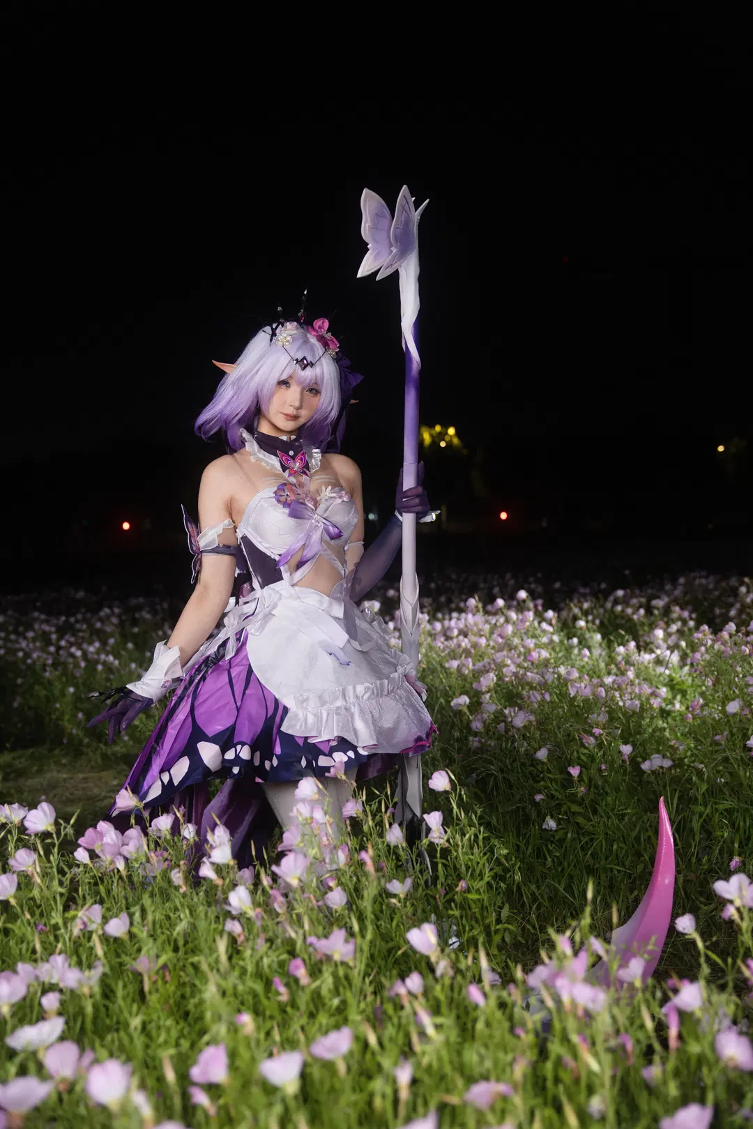cosplay, 崩坏星穹铁道, 遐蝶cos, 白丝, 蝶恋花