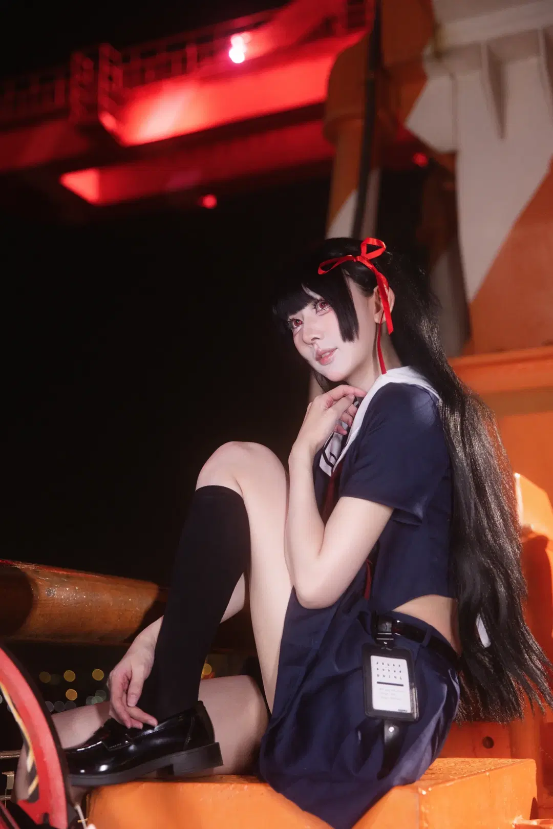 【千咲cos】鳴潮夜景氛圍感正片記錄 - 小羊不困（无限限流版，求关注求点赞） - 第2張