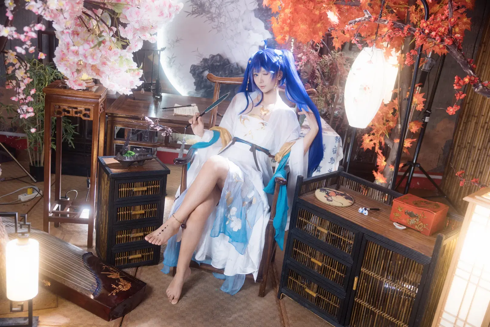 [Iuno cosplay] Wuthering Waves: Gentleness and Ethereal Grace in a Traditional Chinese style Setting by 小羊不困（无限限流版，求关注求点赞） - Image 5