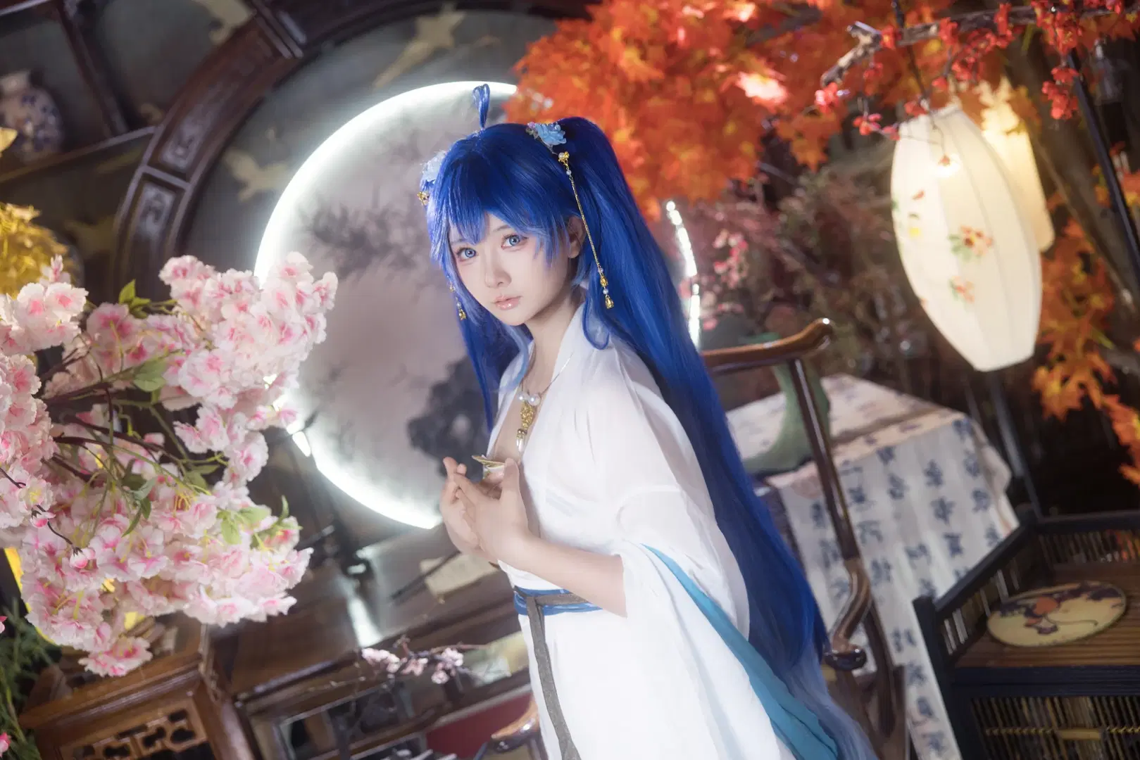 [Iuno cosplay] Wuthering Waves: Gentleness and Ethereal Grace in a Traditional Chinese style Setting by 小羊不困（无限限流版，求关注求点赞） - Image 8
