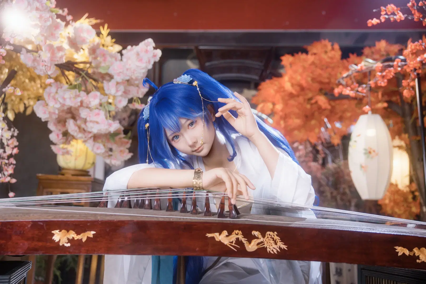[Iuno cosplay] Wuthering Waves: Gentleness and Ethereal Grace in a Traditional Chinese style Setting by 小羊不困（无限限流版，求关注求点赞） - Image 9