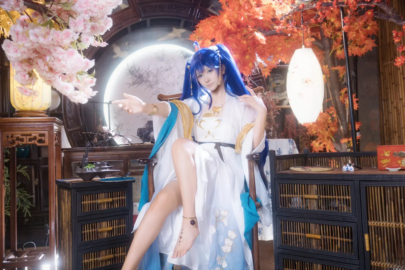 【ユーノ コスプレ】『鳴潮』永慶坊・漢服シリーズ本番写真 - 小羊不困（无限限流版，求关注求点赞） - 6枚目