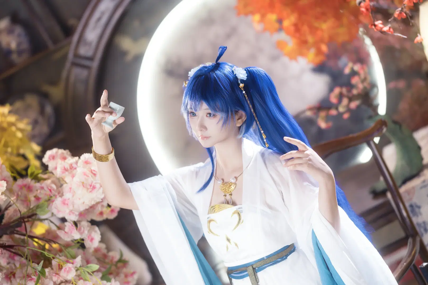 [Iuno cosplay] Wuthering Waves Character Meets Yongqingfang Hanfu in Chinese-Style Fusion by 小羊不困（无限限流版，求关注求点赞） - Image 5
