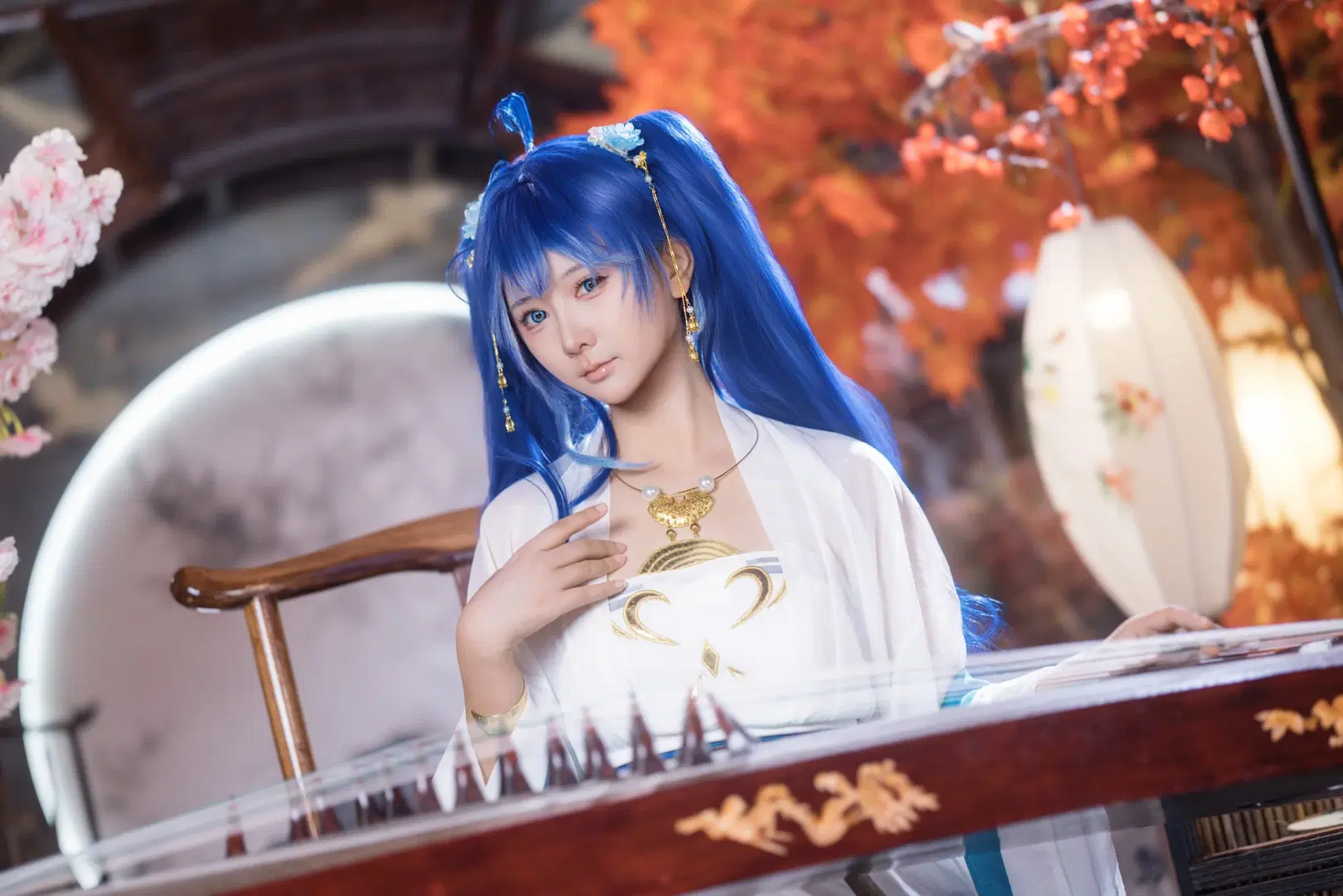 [Iuno cosplay] Wuthering Waves Character Meets Yongqingfang Hanfu in Chinese-Style Fusion by 小羊不困（无限限流版，求关注求点赞） - Image 9