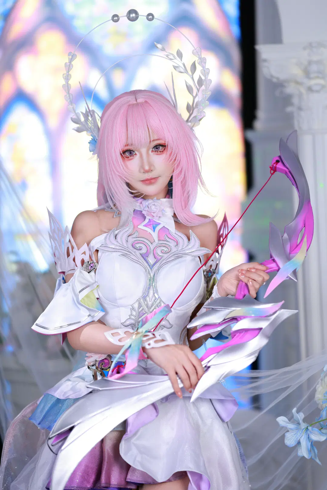 【昔涟cos】崩坏星穹铁道粉色系少女的奇幻正片 - 小羊不困（无限限流版，求关注求点赞） - 第2张