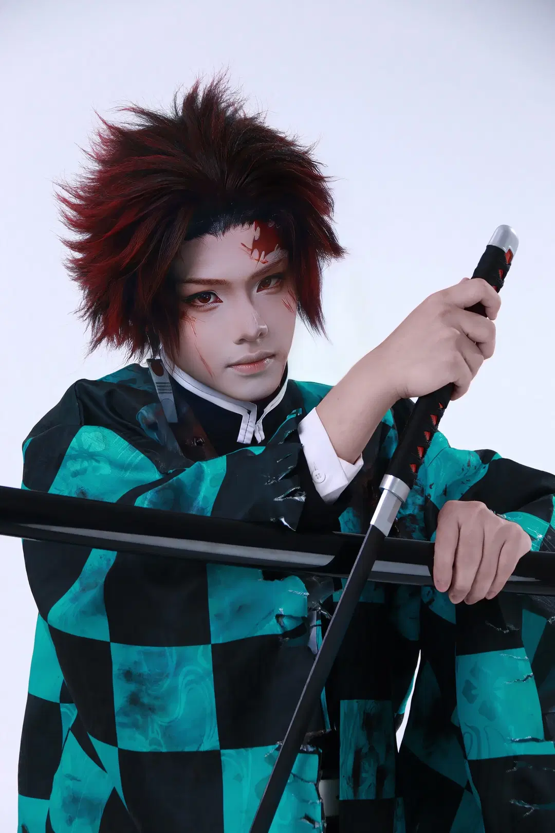 【灶门炭治郎cos】鬼灭之刃战损造型棚拍记录 - DEMON（摄影版_） - 第3张