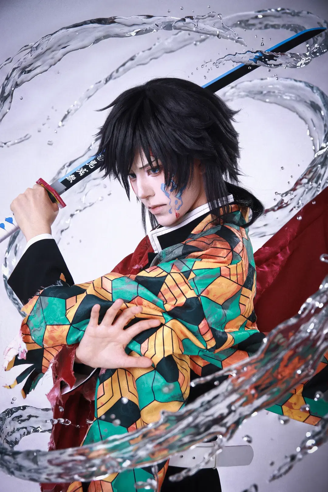 二次元, cosplay, 鬼滅之刃, 北京棚拍, 富岡義勇cos