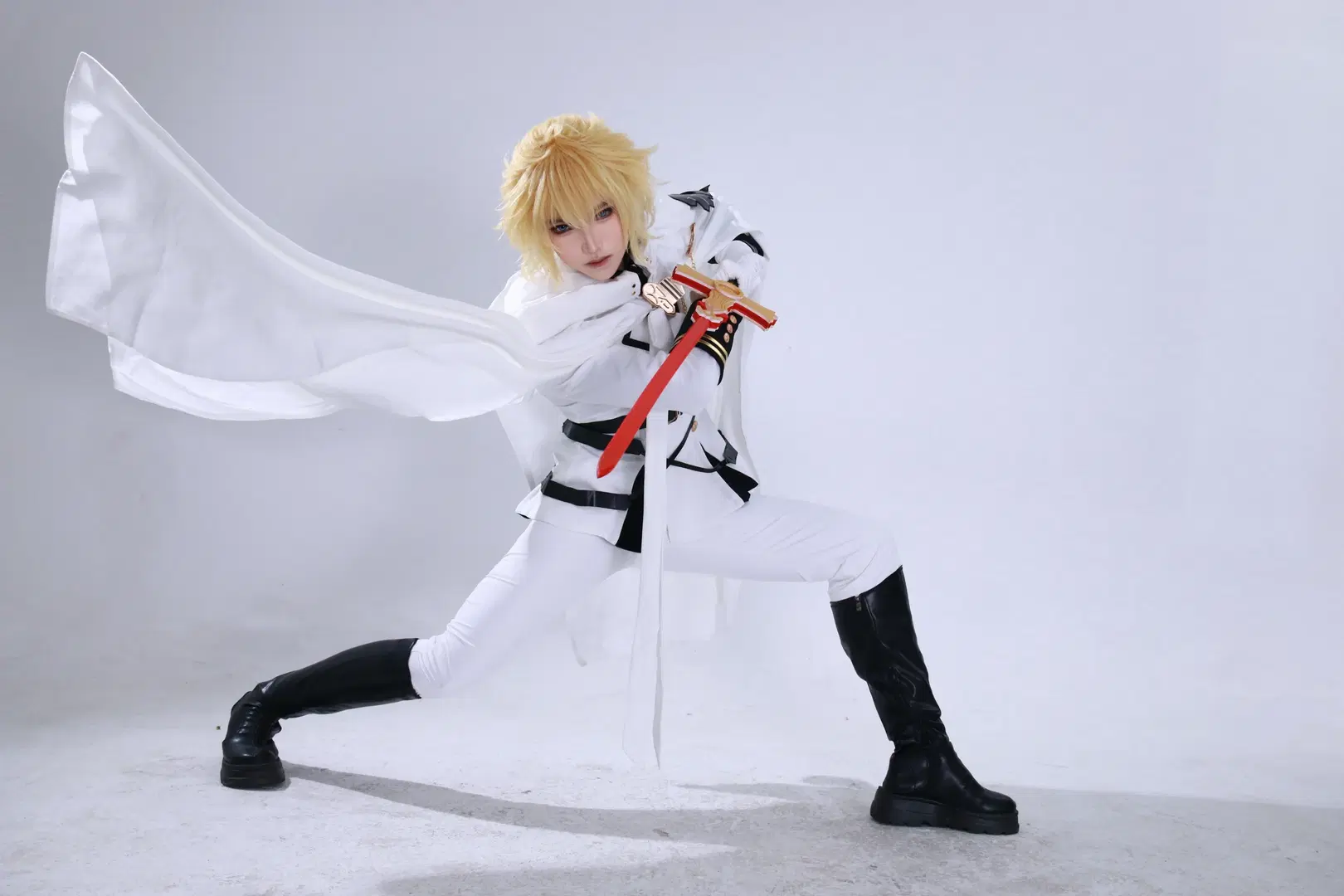 2D, cosplay, Seraph of the End, Beijing studio photoshoot, Mikaela Hyakuya cosplay