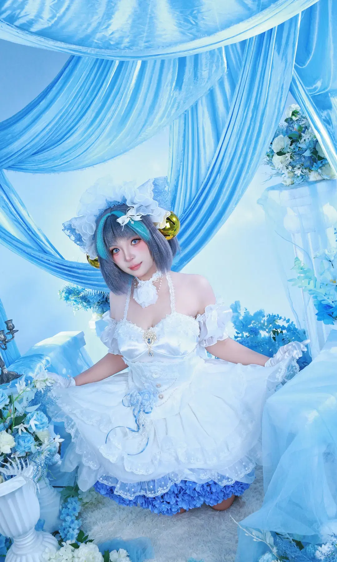 cosplay, 柴郡cos, 碧蓝航线, 棚拍, 花嫁