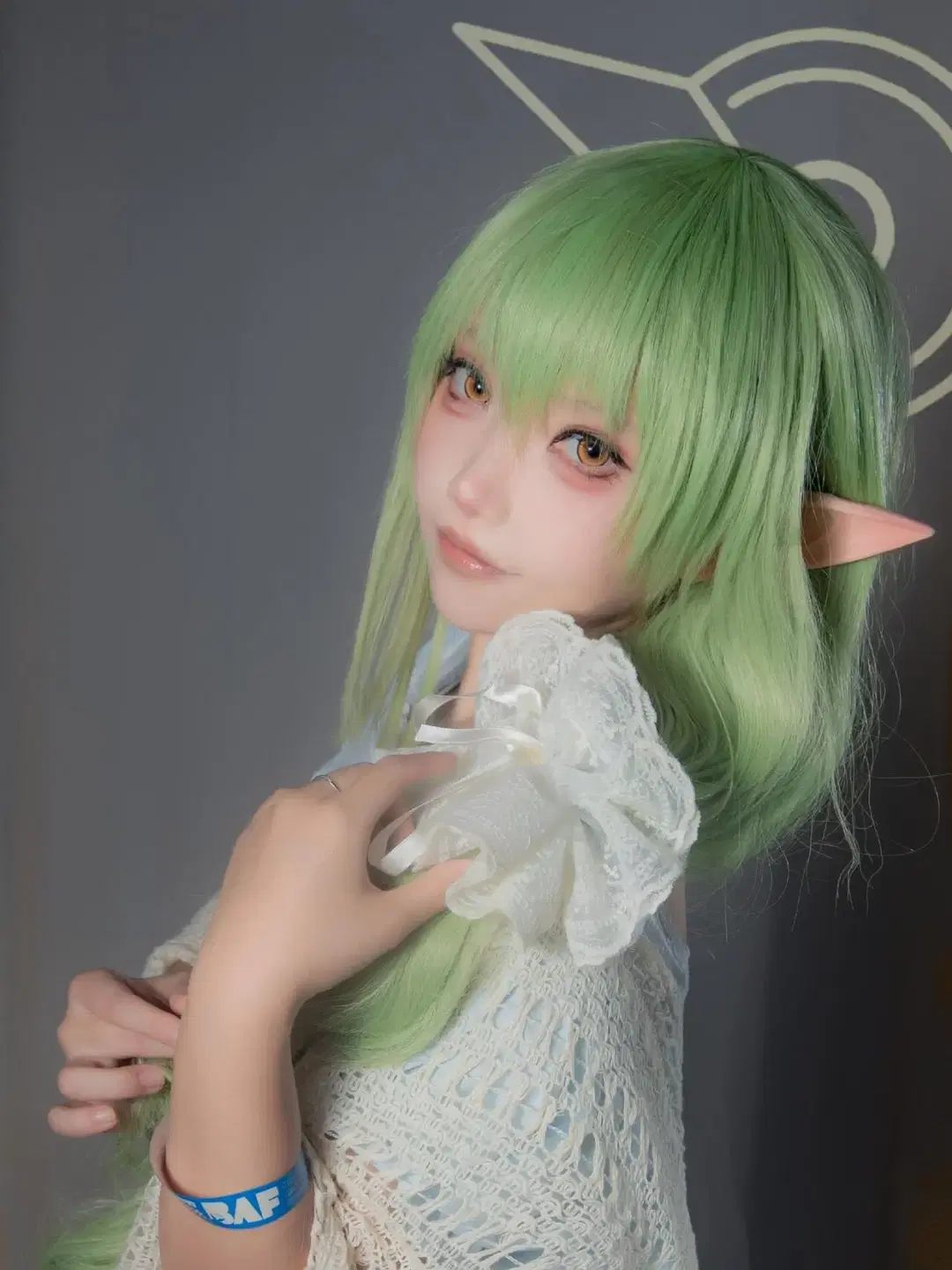 【橘ノゾミ コスプレ】ブルーアーカイブ ノゾミのパジャマ日常試着 - 水曜日Water- - 2枚目