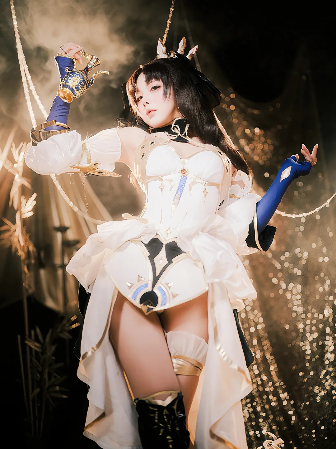 二次元, cosplay, 华丽风格, 伊什塔尔cos, 长腿