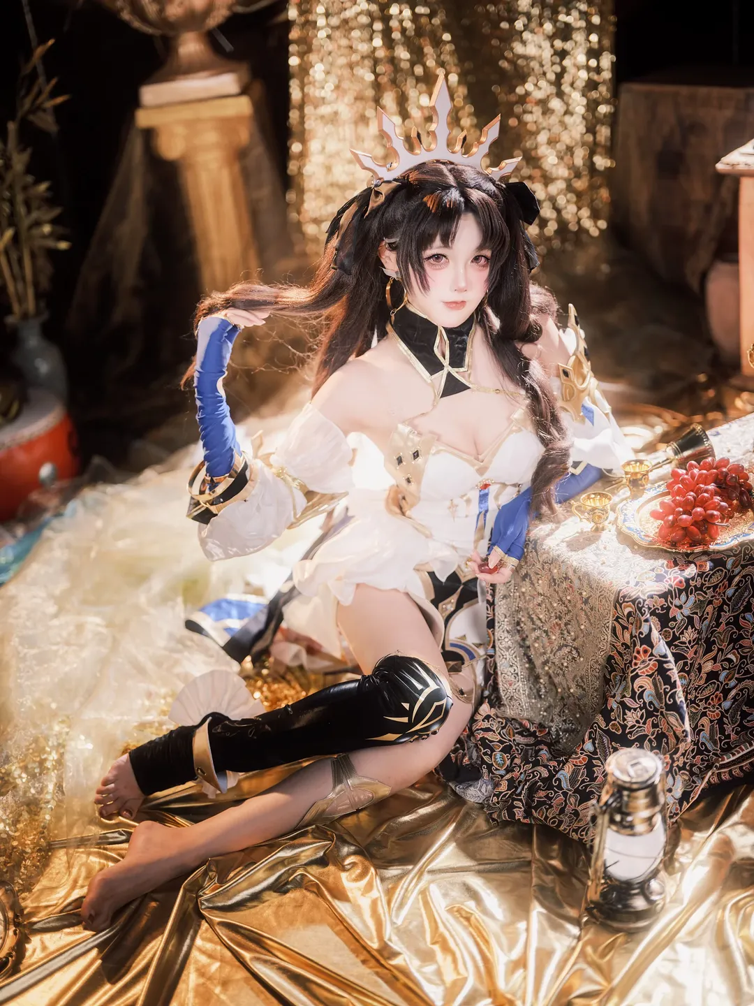 二次元, cosplay, 华丽风格, 伊什塔尔cos, 长腿 - 第2张