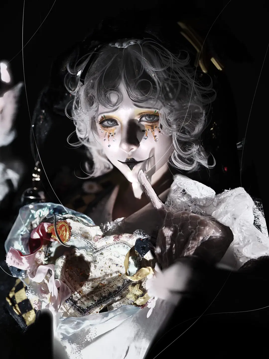 【默剧艺人cos】第五人格哥特风妆容，好戏开场 - 巧克力choco - 第2张