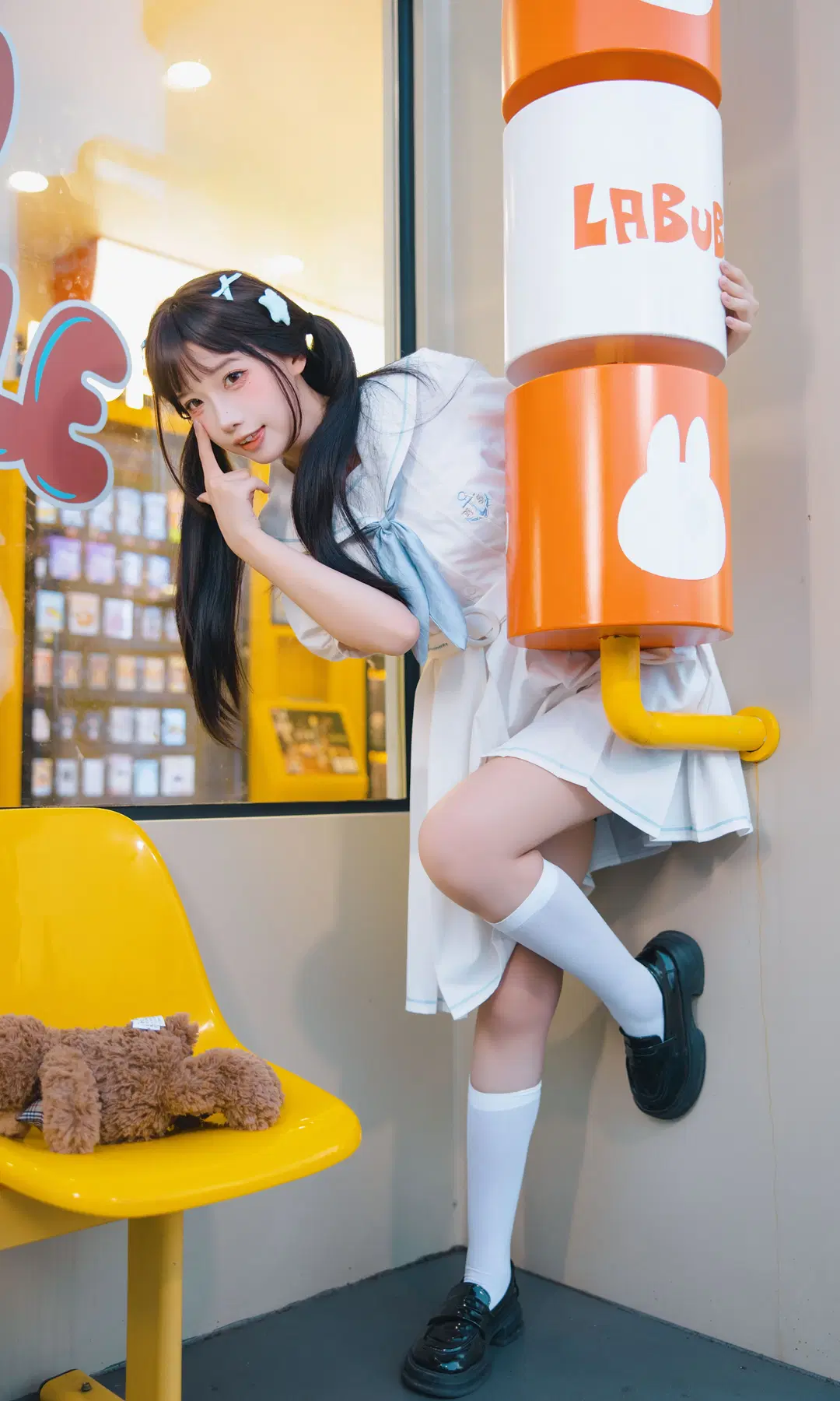 夏天的冰激凌 日系小清新元气少女二次元摄影 - Fe - 第6张