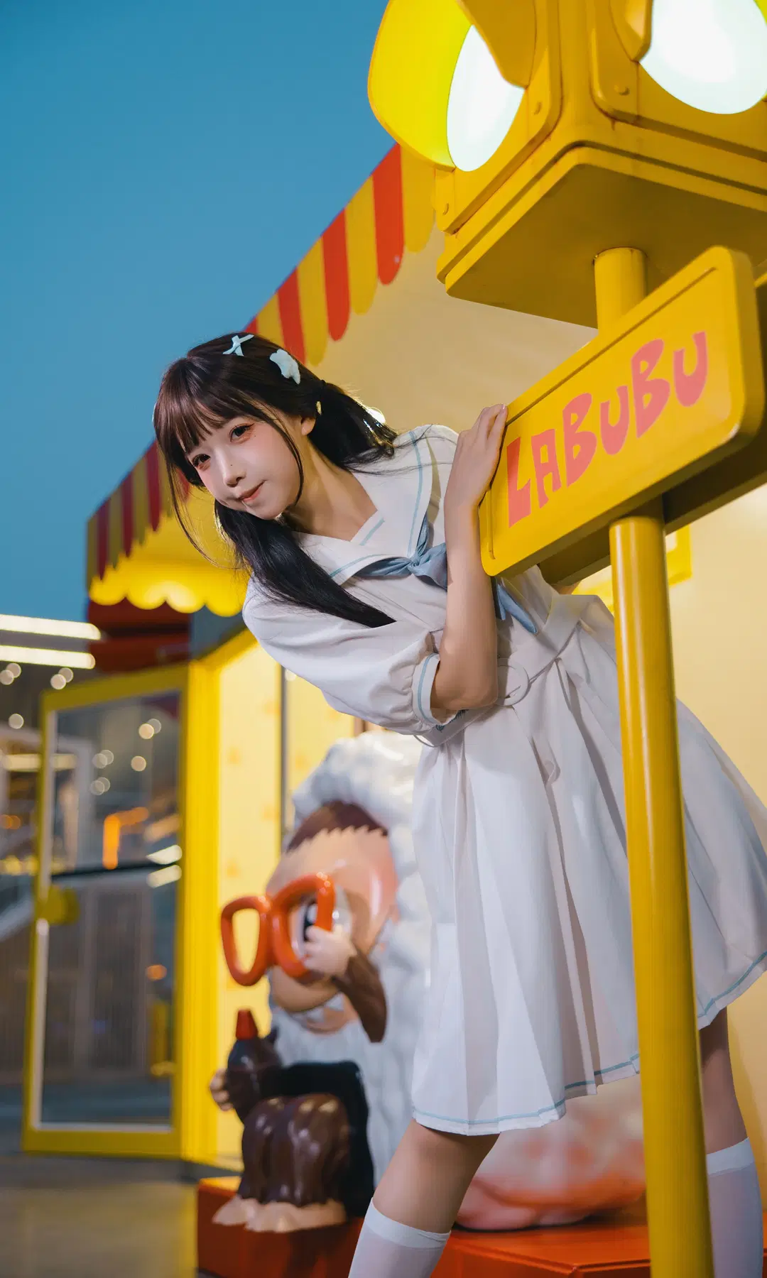 夏天的冰激凌 日系小清新元气少女二次元摄影 - Fe - 第8张