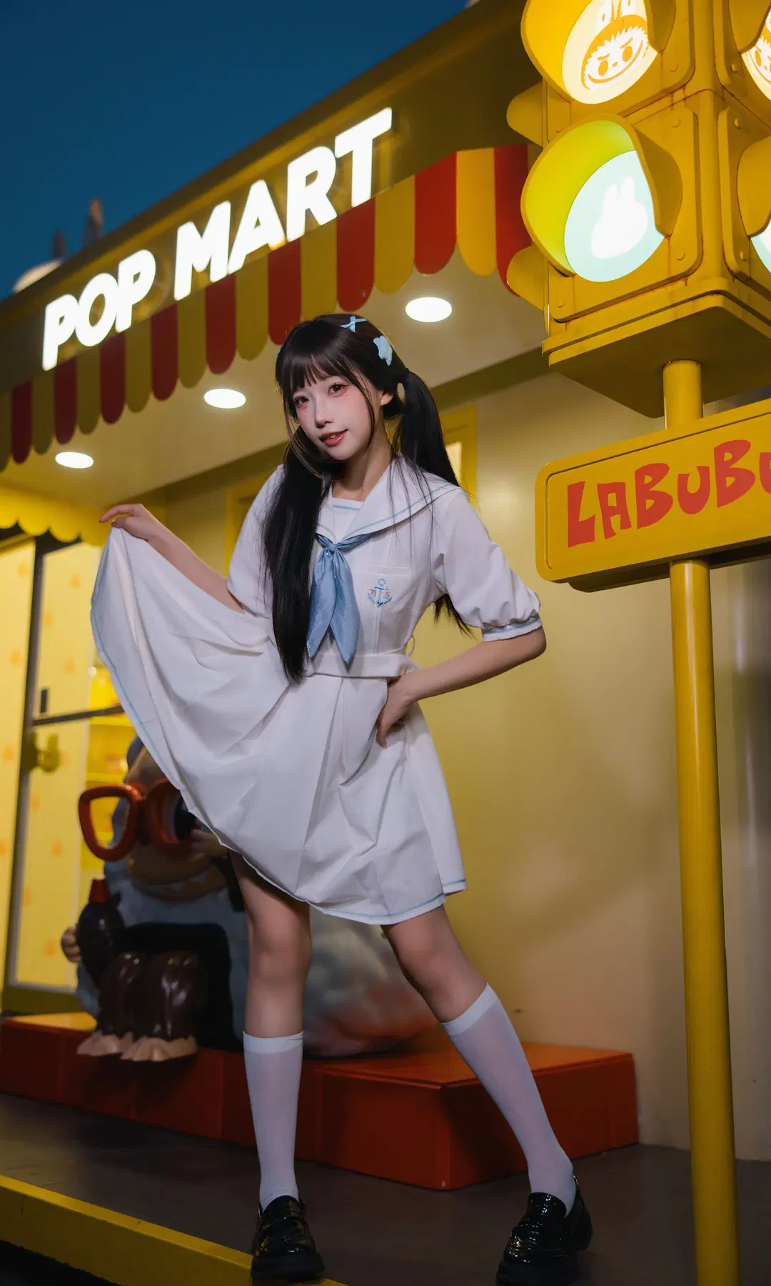 夏天的冰激凌 日系小清新元气少女二次元摄影 - Fe - 第9张