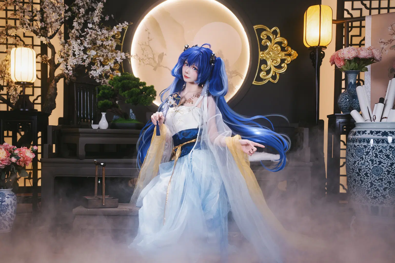 【尤诺cos】月华辉映之刻，鸣潮角色神韵再现 - 摄影师布里 - 第3张