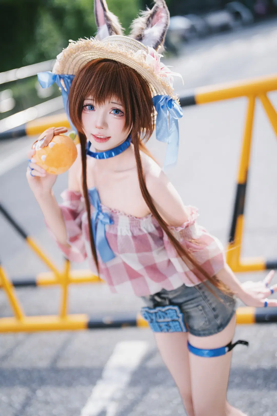 [Amiya cosplay] Arknights Summer Event Bunny Girl Convention Hall Shots by 摄影师布里 - Image 2