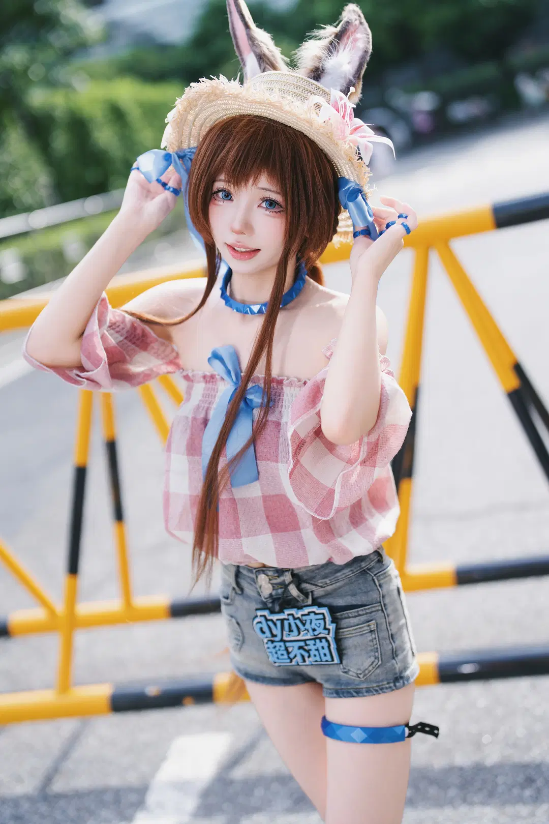 [Amiya cosplay] Arknights Summer Event Bunny Girl Convention Hall Shots by 摄影师布里 - Image 3