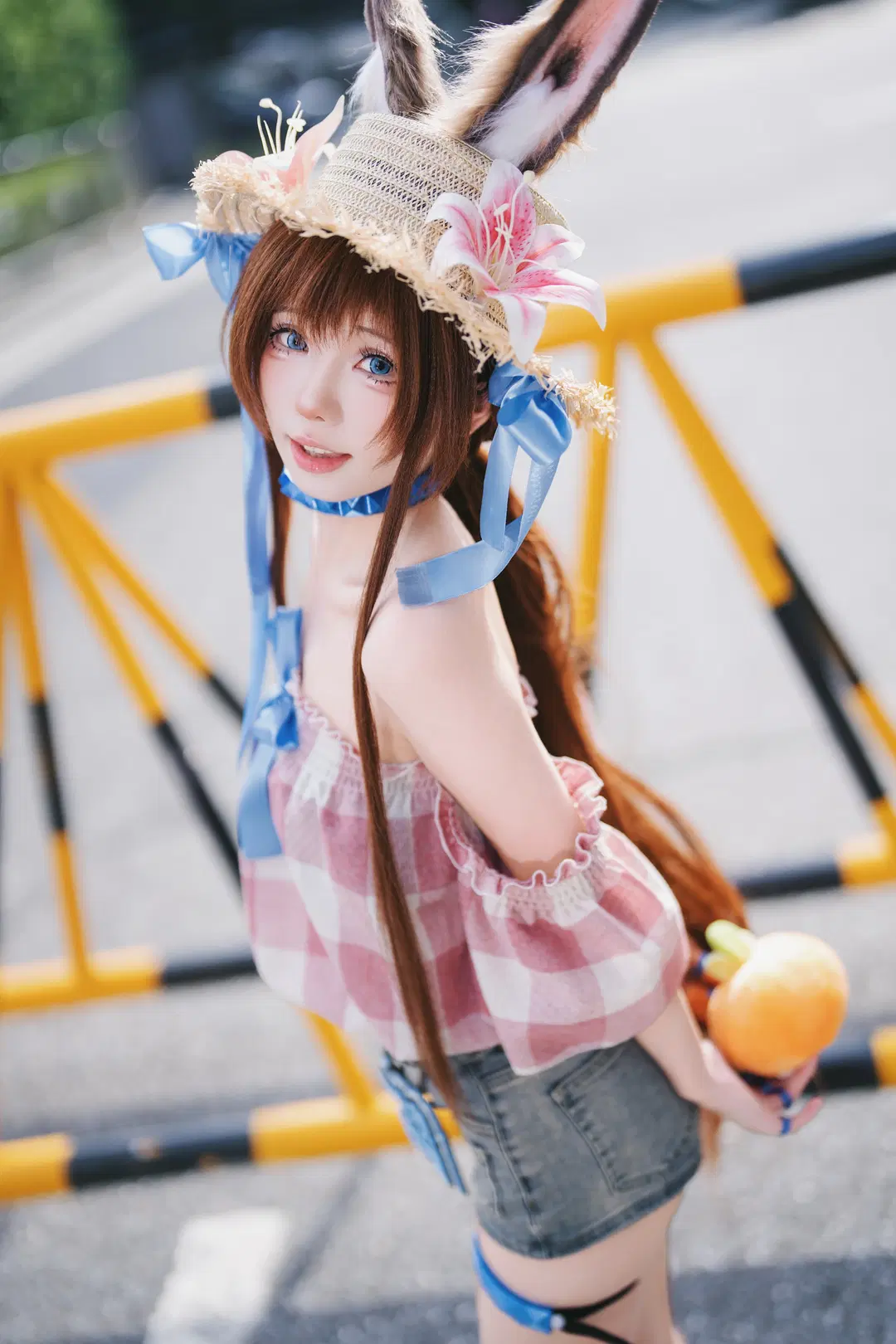 [Amiya cosplay] Arknights Summer Event Bunny Girl Convention Hall Shots by 摄影师布里 - Image 4