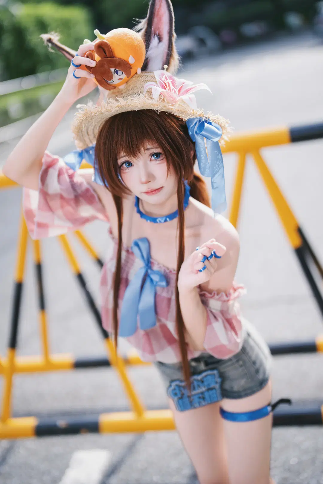 [Amiya cosplay] Arknights Summer Event Bunny Girl Convention Hall Shots by 摄影师布里 - Image 8