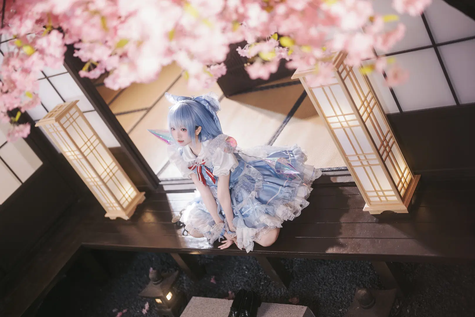 【チルノコスプレ】東方Project 氷雪の妖精 撮影記録 - 摄影师布里 - 2枚目
