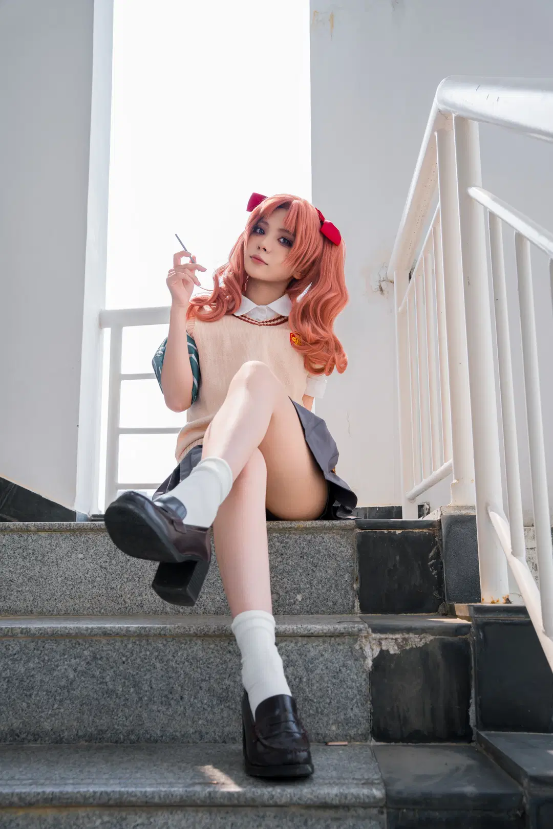二次元コスプレ, 白井黒子コス, とある科学の超電磁砲, 学園都市, 挟み撃ちメイド
