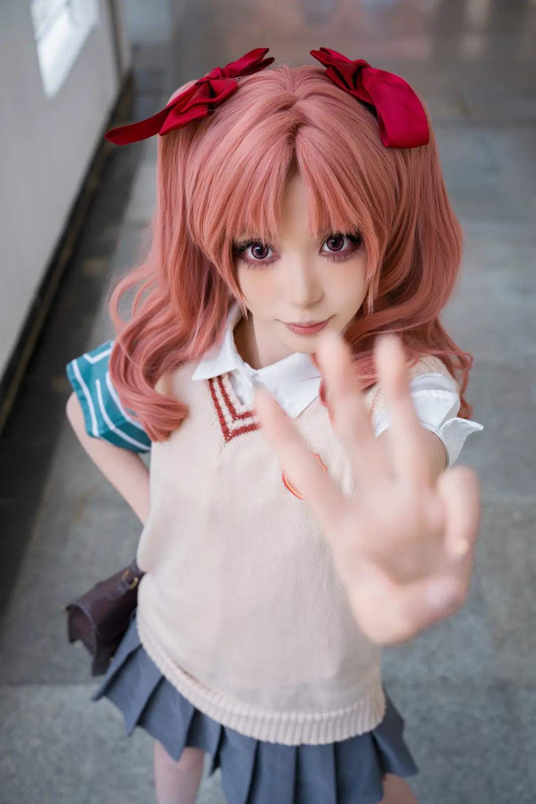 【白井黒子コス】『とある科学の超電磁砲』、挟み撃ちメイドの決定的瞬間を再現 - YU-宇 - 6枚目
