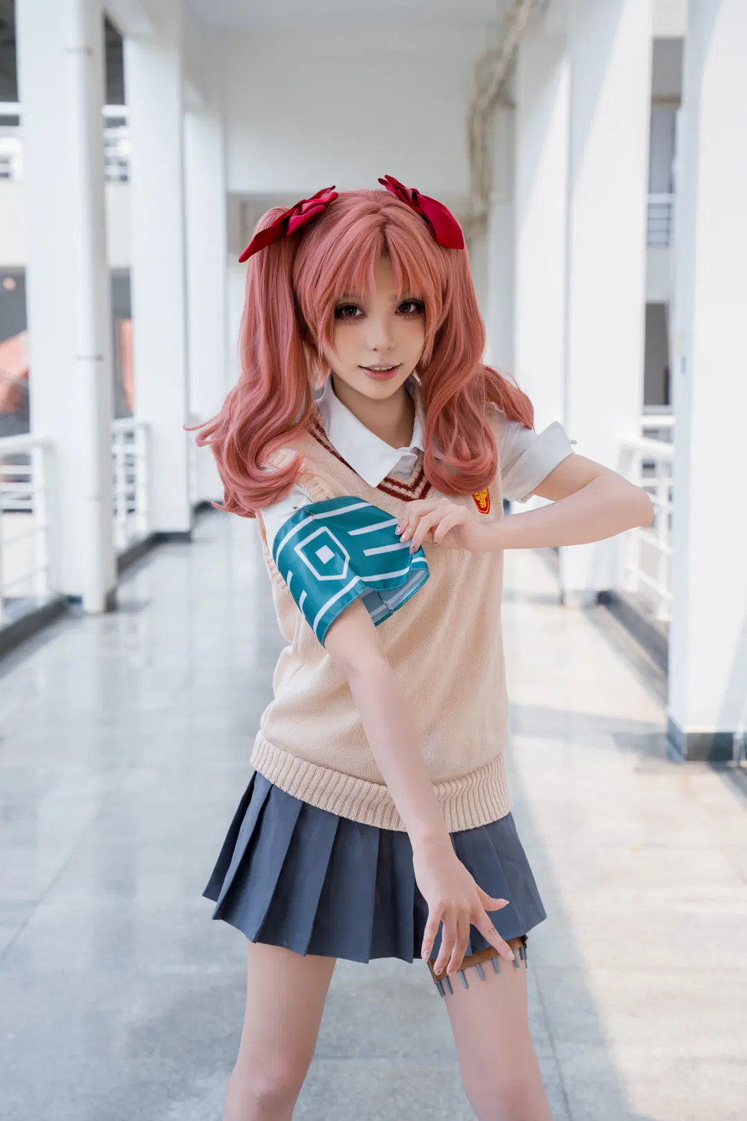 【白井黒子コス】『とある科学の超電磁砲』、挟み撃ちメイドの決定的瞬間を再現 - YU-宇 - 7枚目