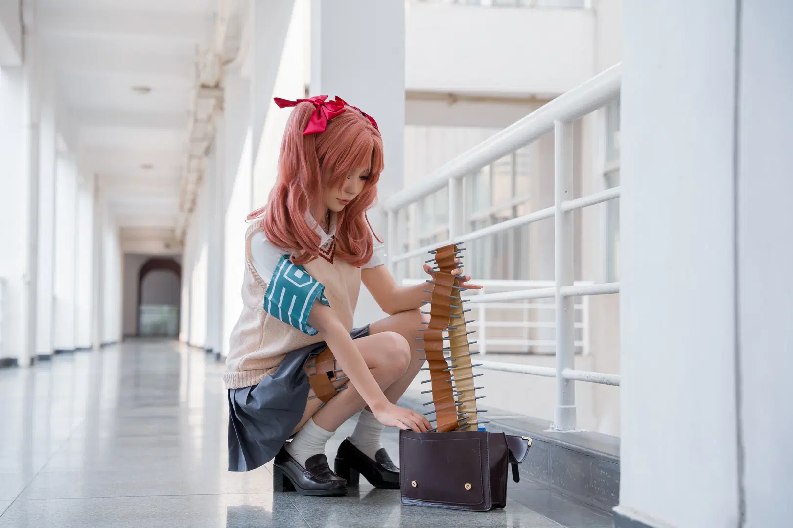 【白井黒子コス】『とある科学の超電磁砲』、挟み撃ちメイドの決定的瞬間を再現 - YU-宇 - 9枚目