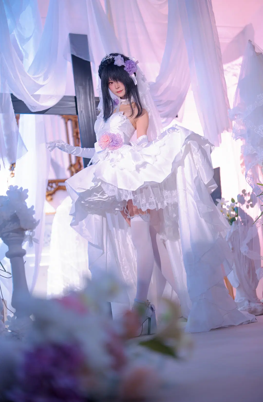 [Kurumi Tokisaki cosplay] Shoot Insights on the Kurumi Tokisaki (Wedding Dress) Look by AdamsCCsama - Image 2