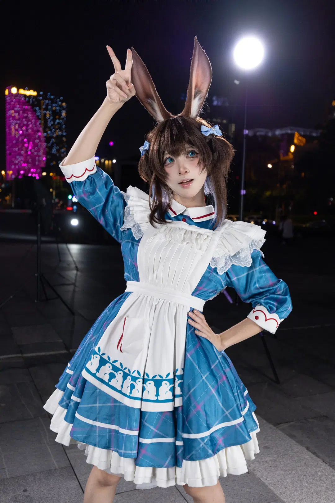 アークナイツ, アーミヤ コスプレ, うさ耳, ロドス, ホワイトラビット