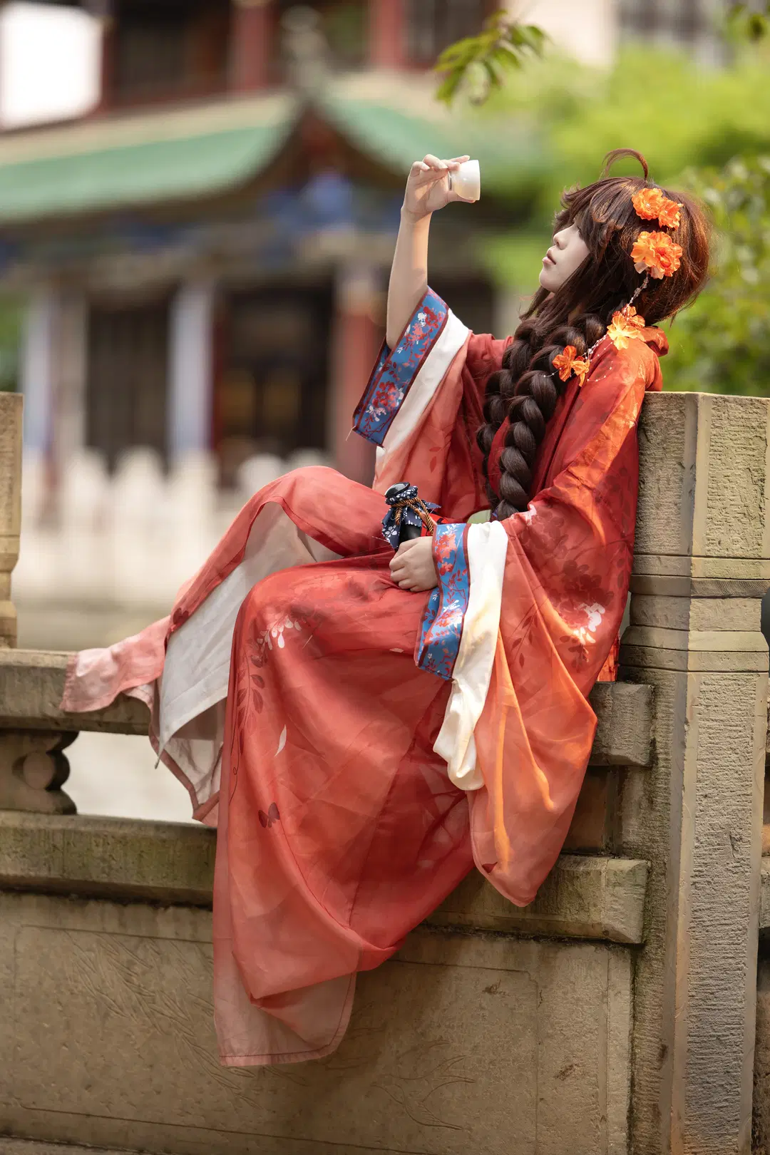 [Da Qiao cosplay] Honor of Kings Da Qiao: Classical Garden Photoshoot Chronicle by 不抽香烟 - Image 3