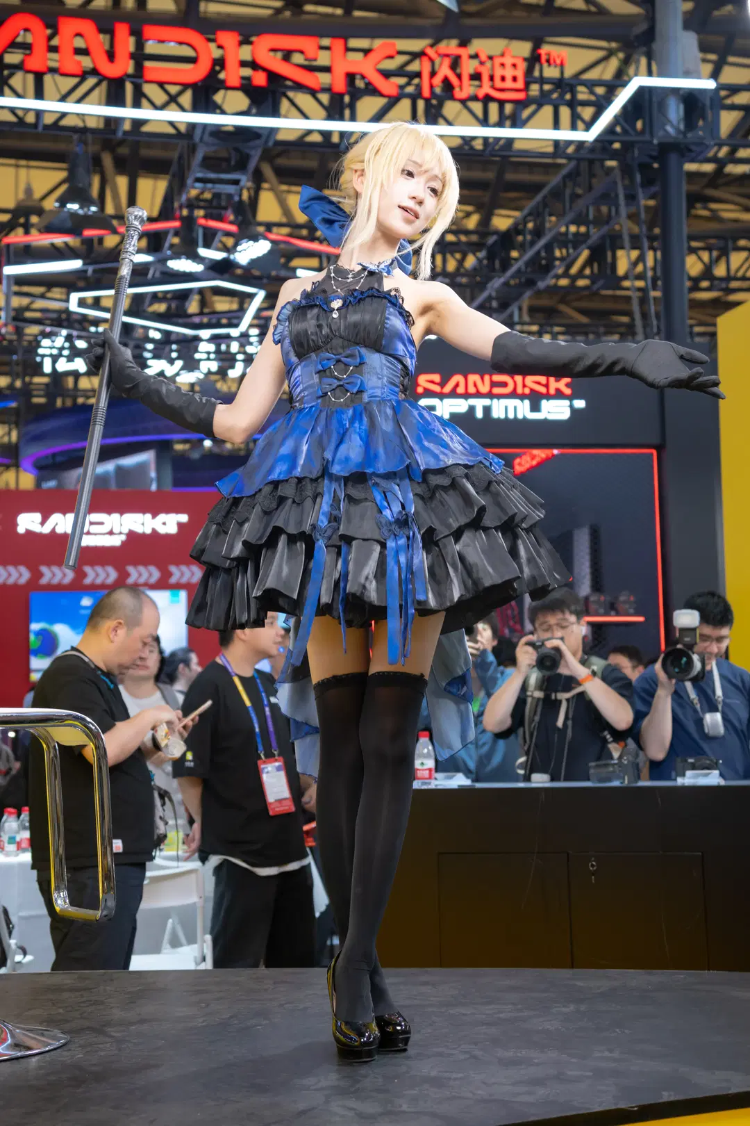 イベント写真, チャイナジョイ, コスプレ撮影, ニコン Z8, 黒ストッキングとハイヒール