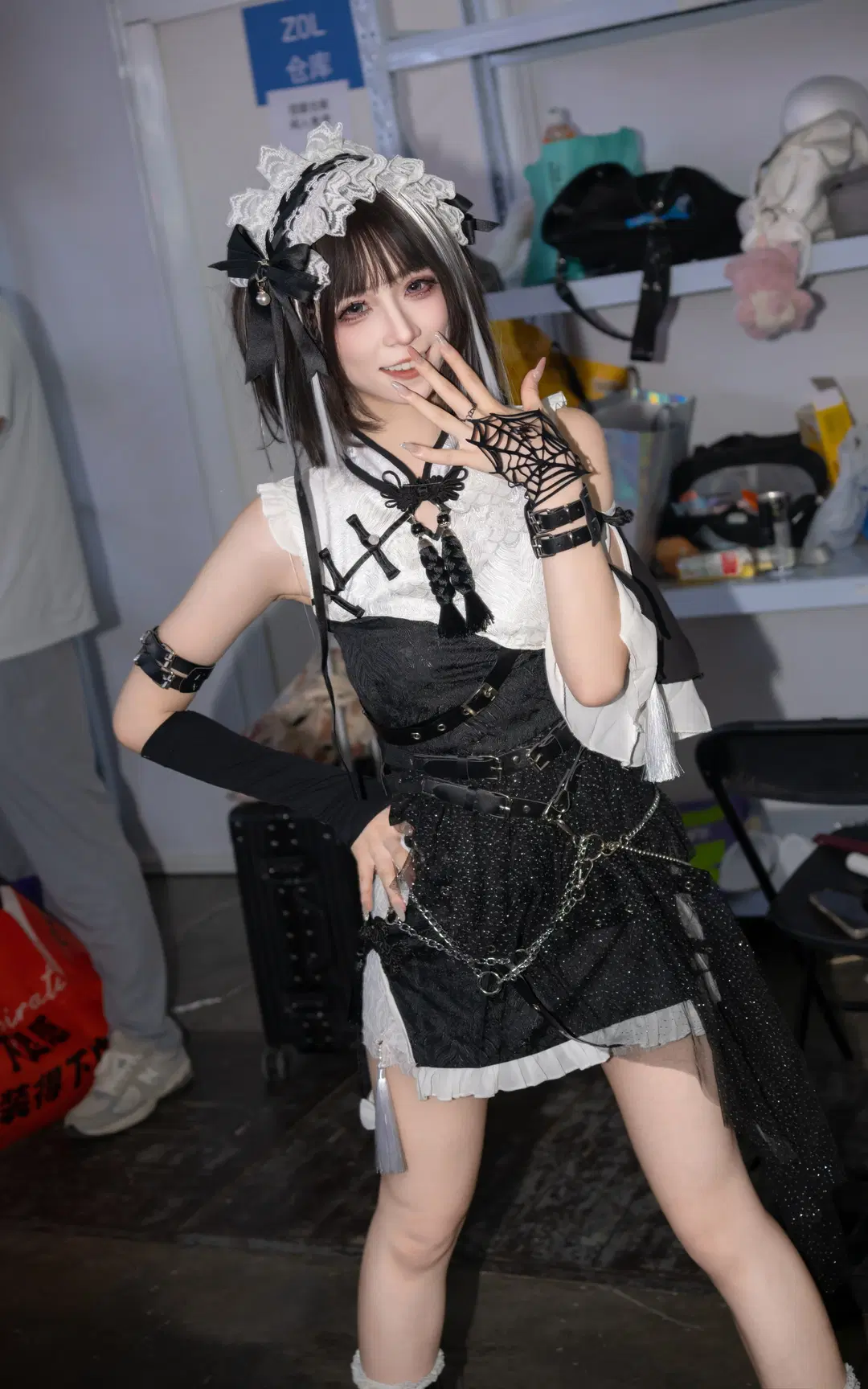 Dark maid style convention photos, a day of being surrounded and photographed by photographers in the rest area by 沐风 - Image 3