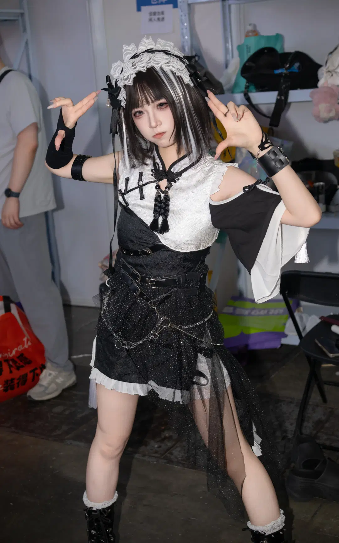 Dark maid style convention photos, a day of being surrounded and photographed by photographers in the rest area by 沐风 - Image 4